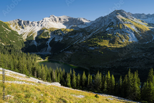 Soiernspitze, Soiernsee, Karwendel, Bayern, Deutschland photo