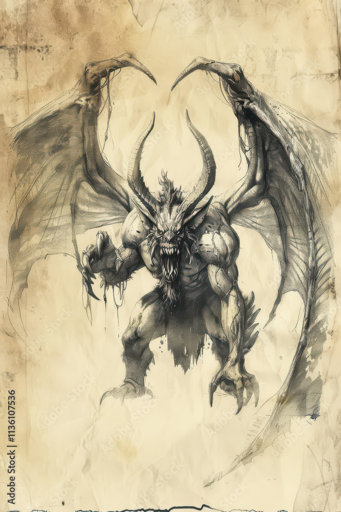 Ancient Demon Sketch