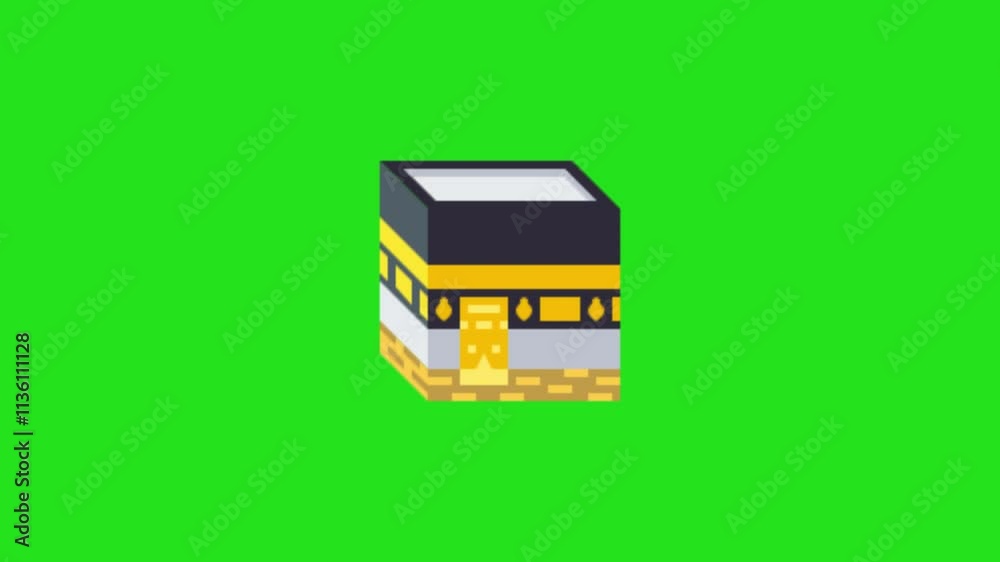 Kabaah Alharam And Mosque Concept Symbol Umrah On Green Screen Hajj kabaah-alharam-and-mosque-concept-symbol-umrah-on-green-screen-hajj