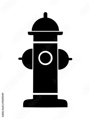 fire hydrant icon vector with trendy design