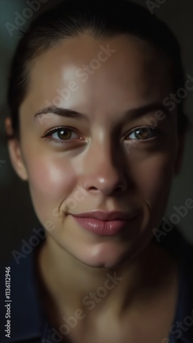 The squinty closed eye portrait