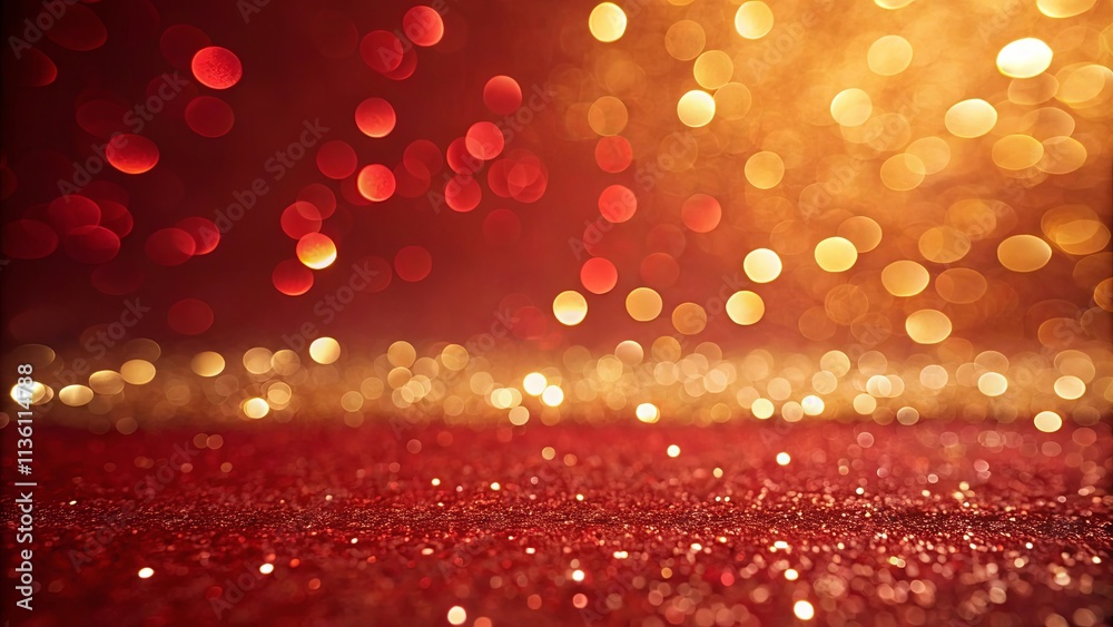 A red background with a lot of sparkles A red background with a lot of sparkles