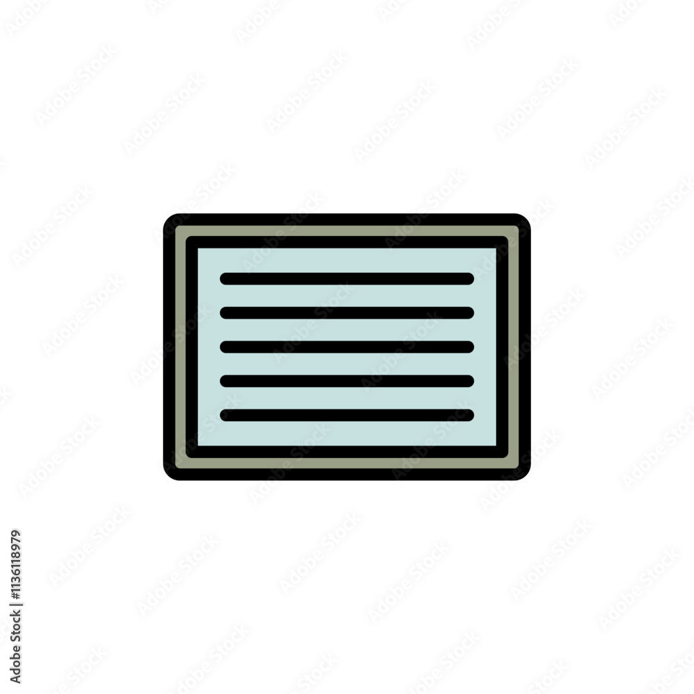 Filtration icon. Air purification logo. Dust particle purifier vector. Simple sign of air filter. Vector icon for web design isolated on white