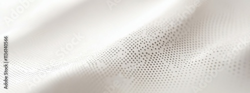 A white background with a soft gradient fade on the bottom, featuring a wavy dotted pattern in the center. Created with Generative AI