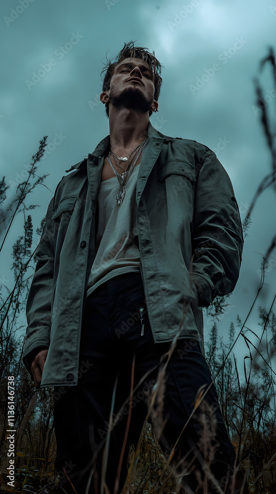 Obraz premium Modern Elegance: Male Models Redefining Style and Sophistication