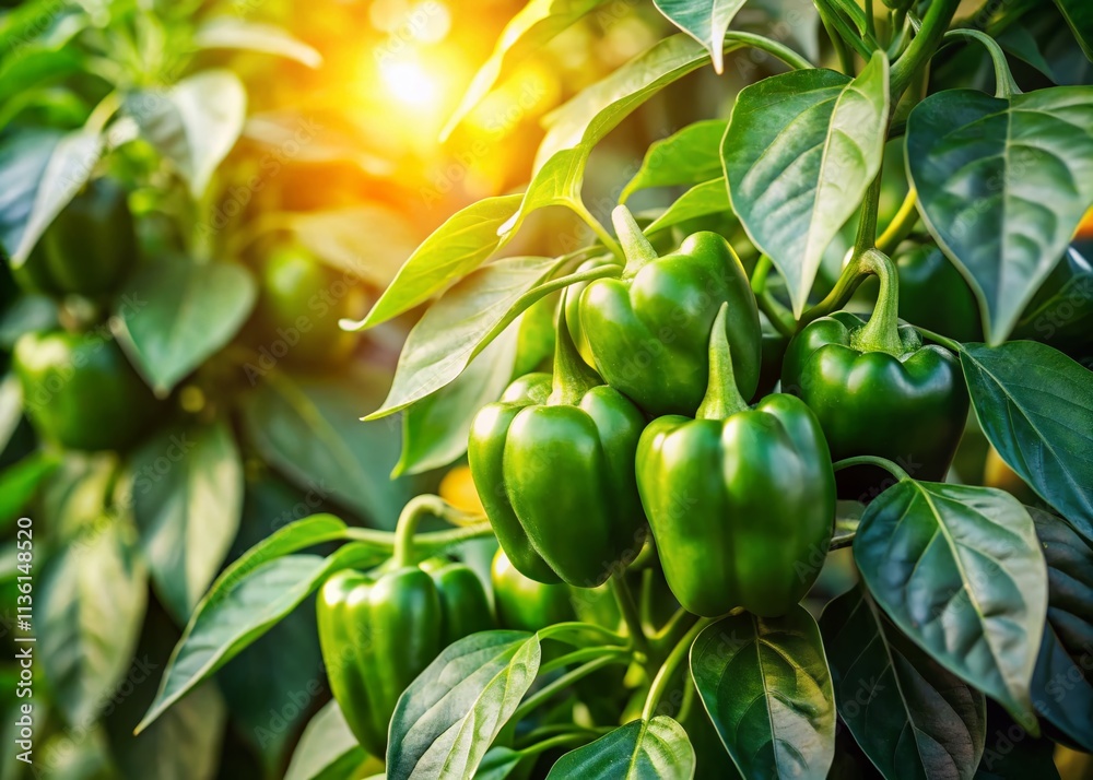 Green Bell Pepper Tree Food Photography: Vibrant Images of Fresh Peppers Green Bell Pepper Tree Food Photography: Vibrant Images of Fresh Peppers