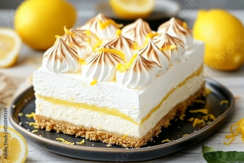Wallpaper Mural fresh lemon cake Torontodigital.ca
