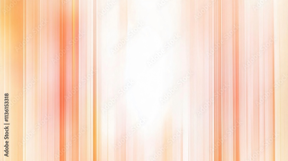 Obraz premium Abstract Peach and White Vertical Stripes Background Texture