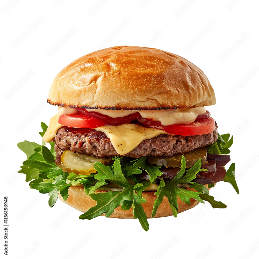 A Mayo Burger, Isolated on a Transparent Background, Perfect for Food, Fast Food, or Culinary-Themed Designs A Mayo Burger, Isolated on a Transparent Background, Perfect for Food, Fast Food, or Culinary-Themed Designs