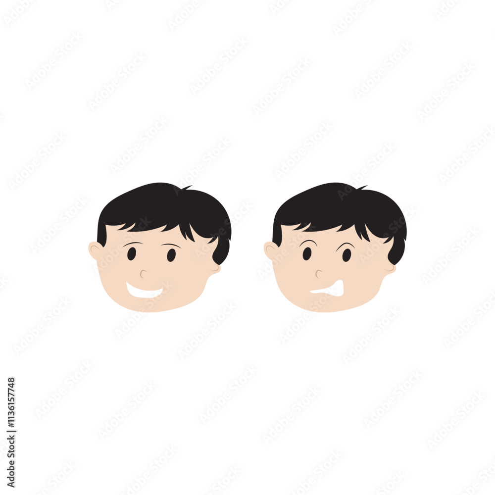 Opposite Day vector icon illustration template design Opposite Day vector icon illustration template design