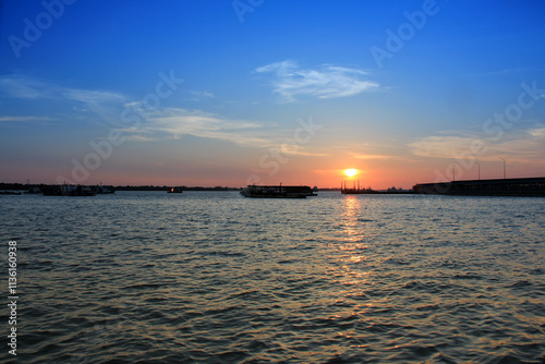 Sunset harbour