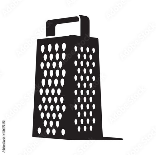 Cheese Grater silhouette vector illustration