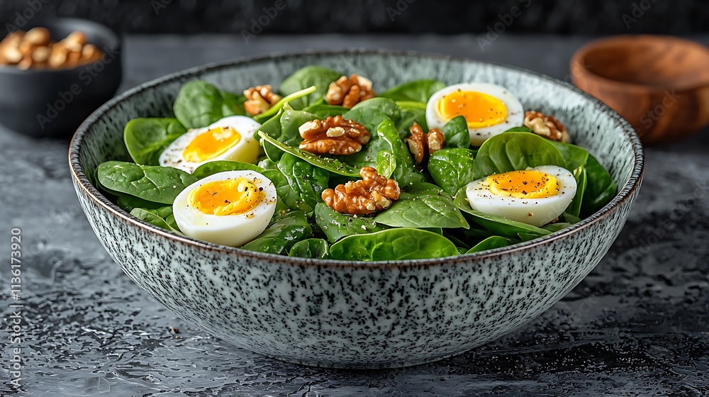 Spinach salad bowl Spinach salad bowl