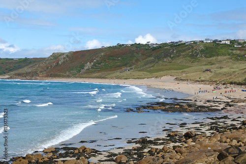 Sennen Cove beach, in West Cornwall, UK. photo