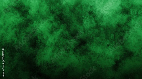 Green Smoke Background for Creative Projects and Visual Effects