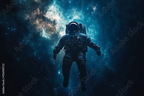 Wallpaper Mural An astronaut lost in space Torontodigital.ca