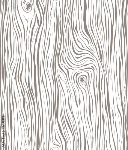 Wood grain texture. Wooden pattern. Dense lines. Abstract background. Vector illustration