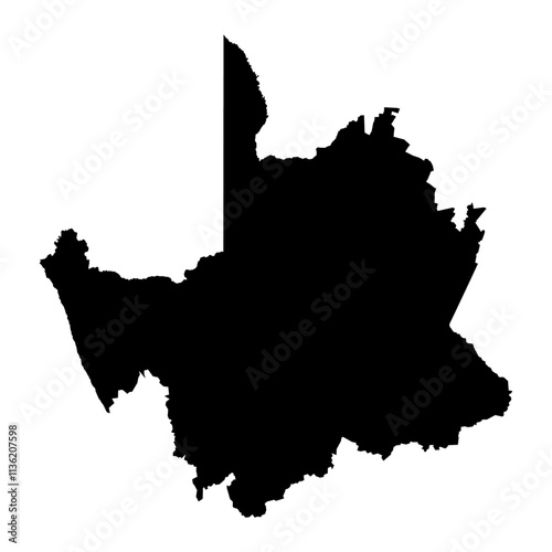 Northern Cape province map, administrative division of South Africa. Vector illustration.