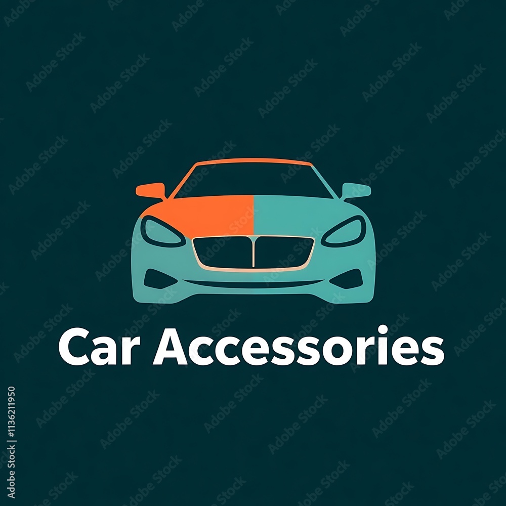 Fototapeta premium Car Accessories Logo Design 