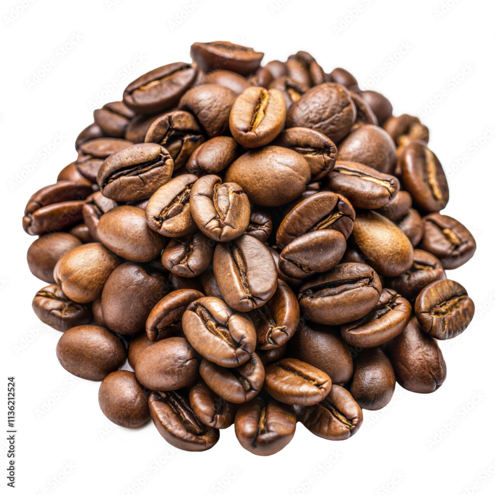 Fototapeta premium A pile of coffee beans