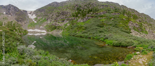 Karakol lakes, lake number two. Altai Republic, Russia photo