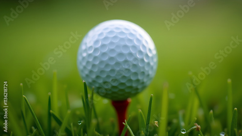 Golfball-Makroaufnahme photo