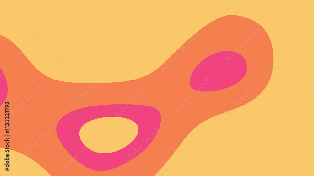 Abstract Vibrant Background with Yellow, Orange, and Pink Organic Shapes Creating a Playful Design Abstract Vibrant Background with Yellow, Orange, and Pink Organic Shapes Creating a Playful Design
