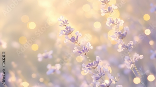 Lavendelblüten im sanften Licht