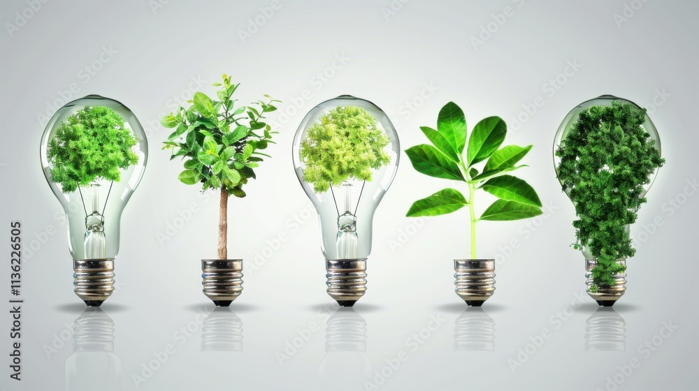 Light bulb,originality, on white background