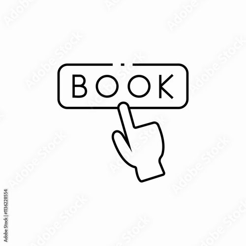 book hotel online icon sign vector