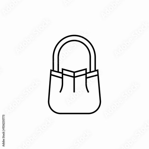 fashion handbag icon sign vector