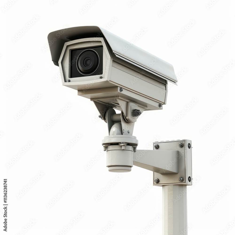 Security camera monitoring a public area, providing surveillance and ensuring safety Security camera monitoring a public area, providing surveillance and ensuring safety