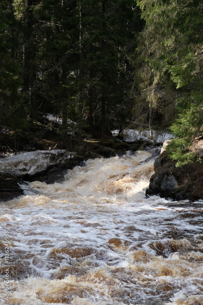 Eco-trail Valley of Waterfalls in Karelia Eco-trail Valley of Waterfalls in Karelia