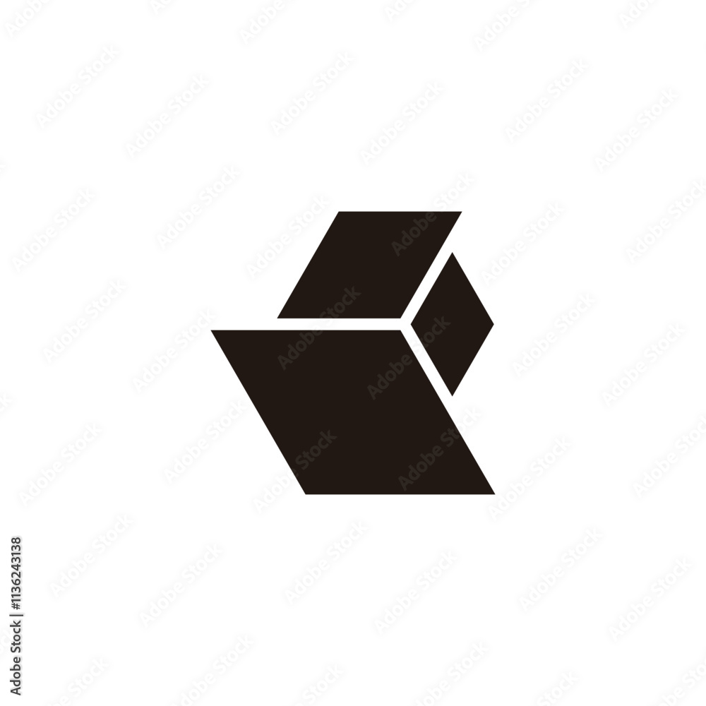 Modern Figure, technology, future geometric symbol simple logo vector Modern Figure, technology, future geometric symbol simple logo vector