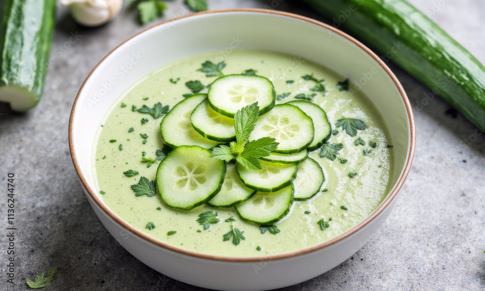 Chilled Cucumber Soup Chilled Cucumber Soup