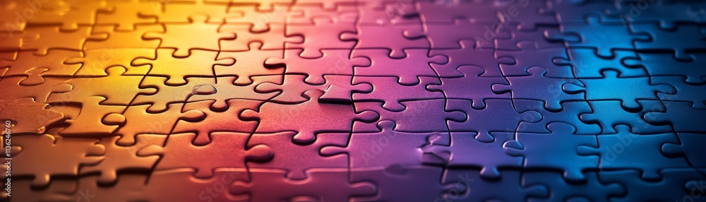 A luminous puzzle with glowing gradient pieces, set against a radiant background, embodying the essence of reasoning and logical thinking A luminous puzzle with glowing gradient pieces, set against a radiant background, embodying the essence of reasoning and logical thinking