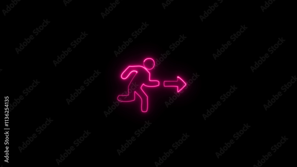 Emergency Exit Sign Icon with Running Figure and Arrow, Ideal for Safety Signage, Evacuation Plans, Fire Exits, and Emergency Response Guides Emergency Exit Sign Icon with Running Figure and Arrow, Ideal for Safety Signage, Evacuation Plans, Fire Exits, and Emergency Response Guides