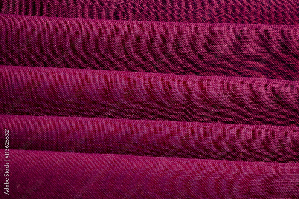 Fototapeta premium Folded Soft purple fabric texture background