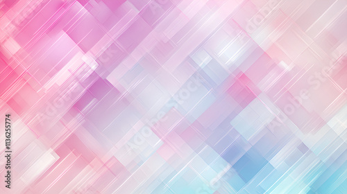 Pastel Gradient Background with Geometric Shapes and Soft Glow