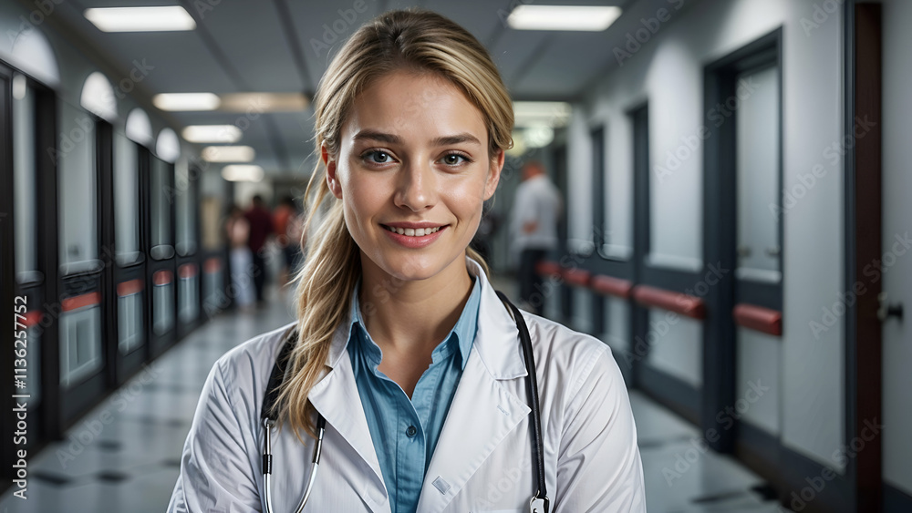 portrait of a female doctor portrait of a female doctor