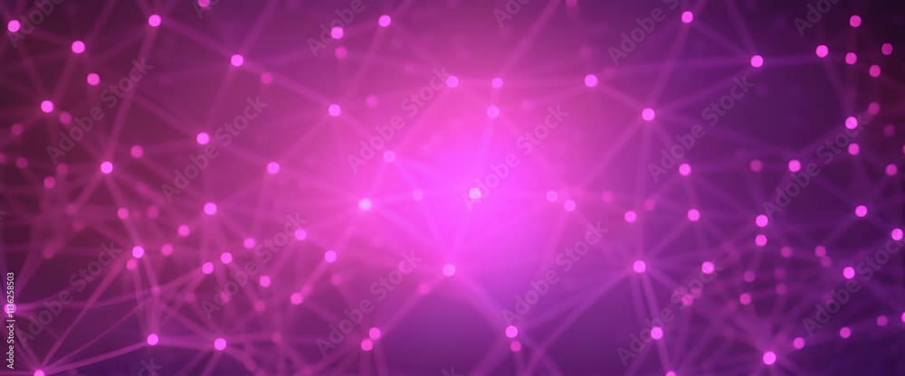 Abstract plexus geometry background Abstract connected dots and lines surface background Digital technology network connection concept 4K