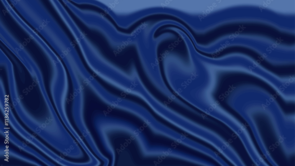 Fototapeta premium Blue liquid marble background. Abstract dark blue liquid marble texture background