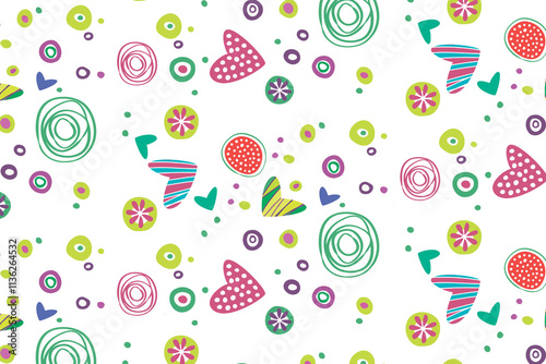 Seamless pattern. Abstract illustration.. Background. Illustration. Flyer background design, advertising background, fabric, clothing, texture, textile pattern