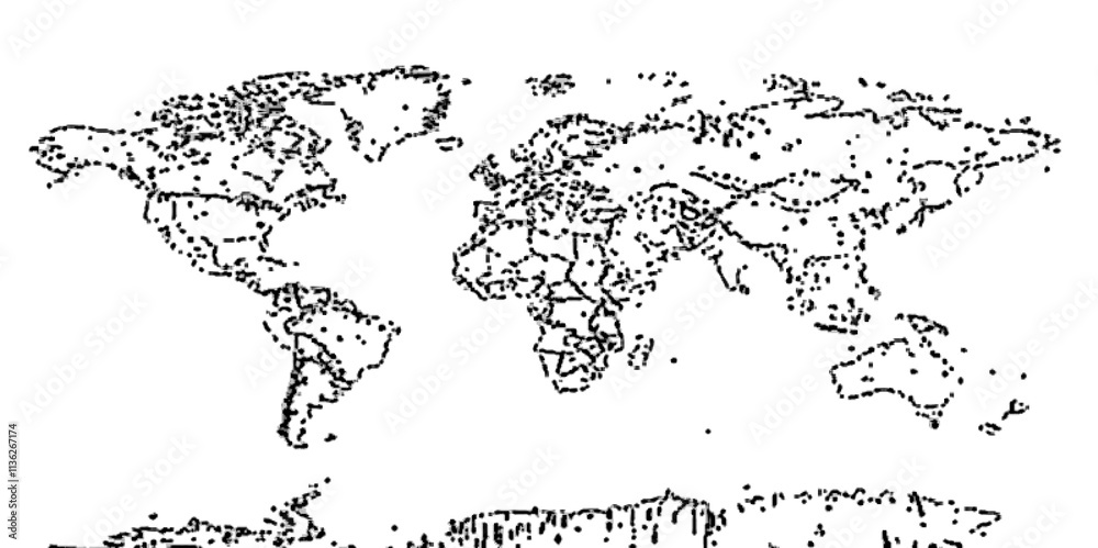 Geographical bordar flat map with coutries outlines. Ariel view road world map top view. Topography map template for infographics outlines map continent business background. Geographical bordar flat map with coutries outlines. Ariel view road world map top view. Topography map template for infographics outlines map continent business background.