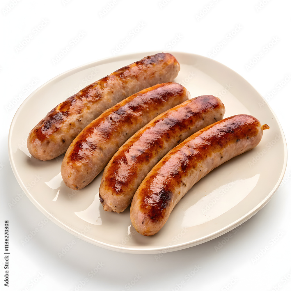 sausages in a tray