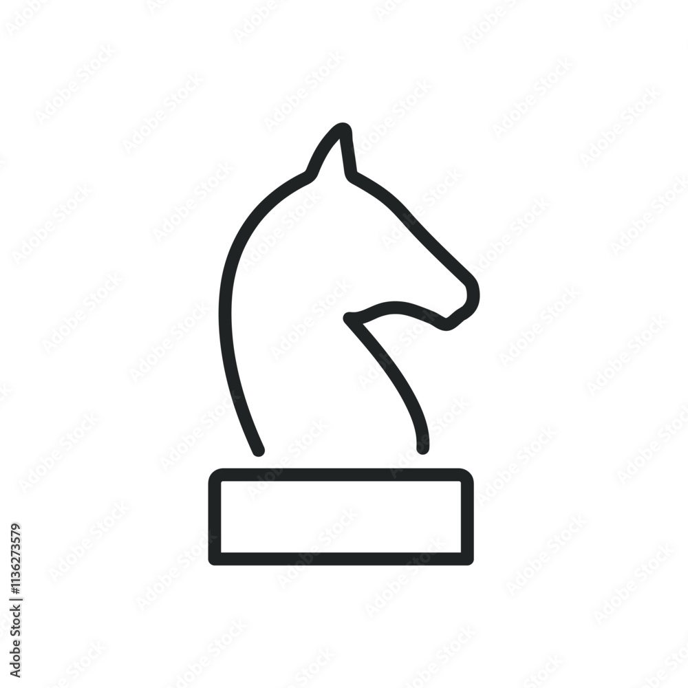 Strategy thin line icons. Editable stroke and Perfect pixel on transparent background Strategy thin line icons. Editable stroke and Perfect pixel on transparent background