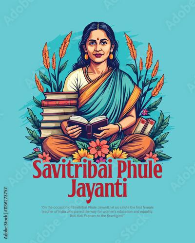 Savitribai Phule Jayanti Celebrating Indias first woman teacher on 3rd January social media post