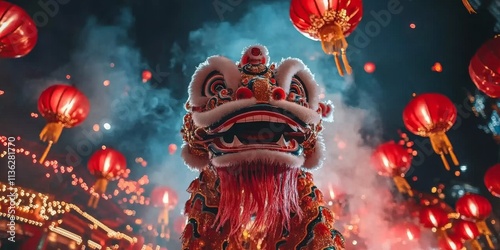 Lunar New Year Lion Dance S...