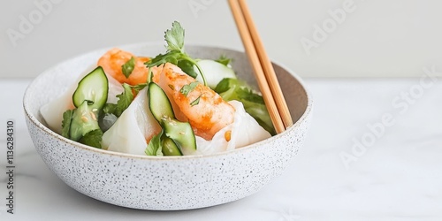 Refreshing Salmon Cucumber ...