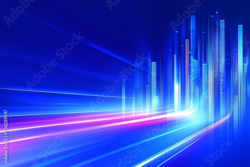 Abstract background of science and technology